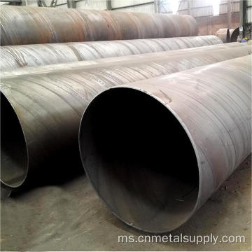 Q235/Q345 SSAW Paip keluli yang dikimpal lingkaran diameter besar